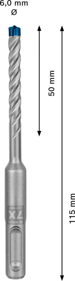 Bosch 2608900071 EXPERT Hamerboor SDS Plus-7X 6x50x115mm 15 Bosch 2608900071 EXPERT Hamerboor SDS Plus-7X 6x50x115mm -Makita || Bosch || Festool Verkoop 0503e81d36bcd57d19c82d93b4b9aa9a