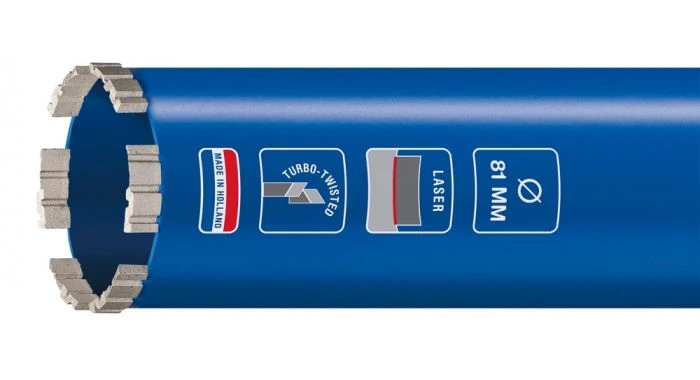 Carat EM05640050 Diamantboor Voor Natboren - M30 - 56 X 400mm - Beton 1 Carat EM05640050 Diamantboor Voor Natboren - M30 - 56 X 400mm - Beton