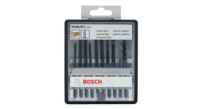Bosch 2607010540 10 Delige Robust Line Decoupeerzaagblad Set - Hout 1 Bosch 2607010540 10 Delige Robust Line Decoupeerzaagblad Set - Hout