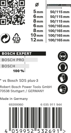Bosch 2608900195 EXPERT 7-delige Set SDS Plus-7X 5/6/8x115, 6/8/10/12x165mm In ProBox 16 Bosch 2608900195 EXPERT 7-delige Set SDS Plus-7X 5/6/8x115, 6/8/10/12x165mm In ProBox -Makita || Bosch || Festool Verkoop 237e6f2775f28dc7bde2db8560060953