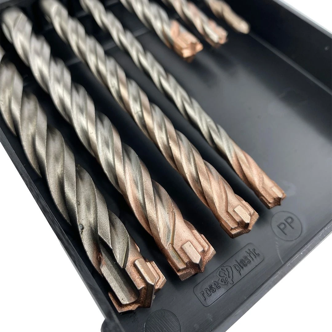 Fit-to-Fix 009-KA070077 7-delige Uni SDS-Plus Premium Hamerborenset - 2/4-snijder - Staal - 5-6-8x110mm + 6-8-10-12x160mm 4 Fit-to-Fix 009-KA070077 7-delige Uni SDS-Plus Premium Hamerborenset - 2/4-snijder - Staal - 5-6-8x110mm + 6-8-10-12x160mm - Afbeelding 4