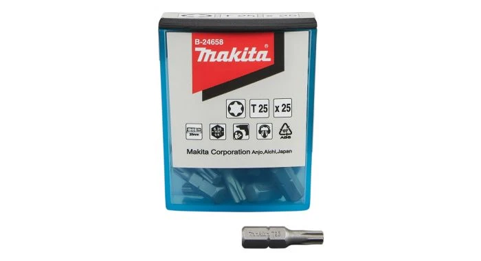 Makita B-24658 Schroefbit - T25x25mm (25st) 1 Makita B-24658 Schroefbit - T25x25mm (25st)