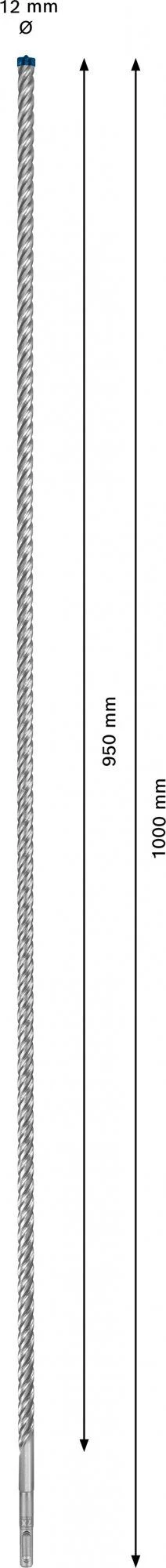 Bosch 2608900115 EXPERT Hamerboor SDS Plus-7X 12x950x1005mm 3 Bosch 2608900115 EXPERT Hamerboor SDS Plus-7X 12x950x1005mm - Afbeelding 3