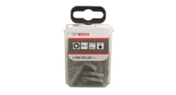 Bosch 2608522187 Pozidrive Bit 25 Mm Extra Hard - PZ2 (25st)