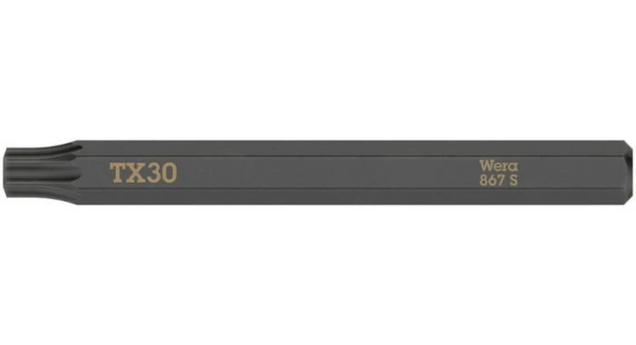 Wera 05018169001 867 S Torx Bit Voor Slagschroevendraaiers - T30 X 70mm 1 Wera 05018169001 867 S Torx Bit Voor Slagschroevendraaiers - T30 X 70mm