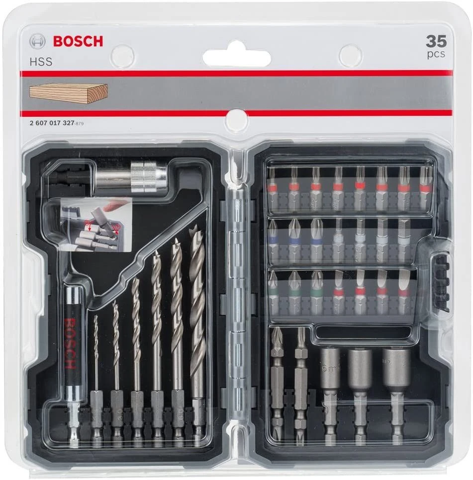 Bosch 2607017566 35-delige Boor/bitset Voor Hout 2 Bosch 2607017566 35-delige Boor/bitset Voor Hout - Afbeelding 2