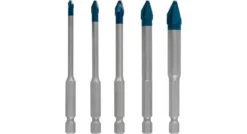 Bosch 2608900597 5-delige HardCeramic HEX-9 Borenset - 4/5/6/8/10 Mm