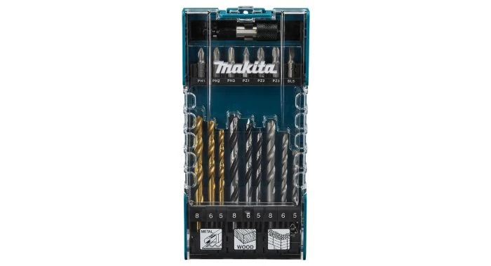 Makita D-74887 17-delige Boor-/schroefbitset 1 Makita D-74887 17-delige Boor-/schroefbitset