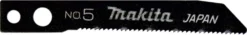 Makita A-85905 HSS Decoupeerzaagblad NO5 - Makita Schacht - Metaal / Aluminium / RVS (5st)