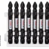 Bosch 2608522334 8 Delige Impact Dubbele Bitset + Magnetische Huls - PH2