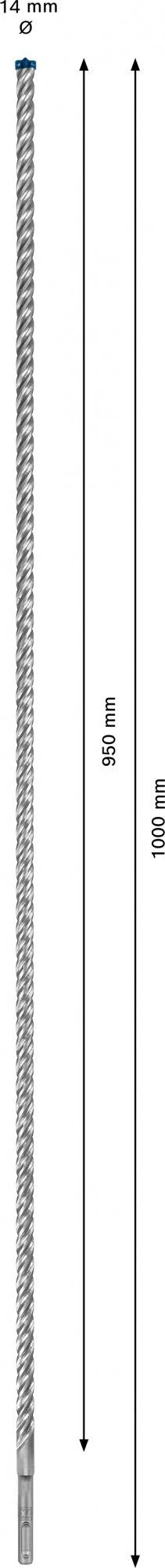 Bosch 2608900126 EXPERT Hamerboor SDS Plus-7X 14x950x1000mm 3 Bosch 2608900126 EXPERT Hamerboor SDS Plus-7X 14x950x1000mm - Afbeelding 3