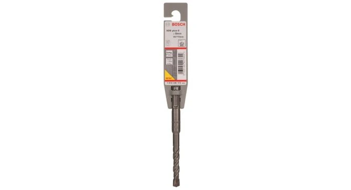 Bosch 1618596172 SDS-Plus Hamerboor Plus 5 - 2-snijder - 8 X 50 X 115mm 1 Bosch 1618596172 SDS-Plus Hamerboor Plus 5 - 2-snijder - 8 X 50 X 115mm
