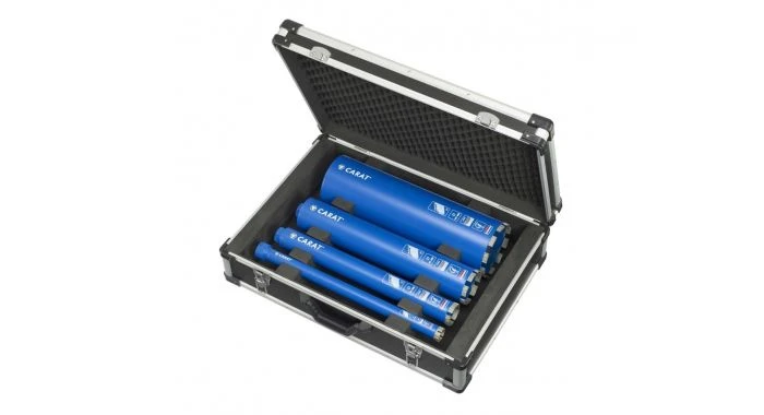 Carat EMSET010NL 4 Delige Diamantborenset Beton - 31 / 51 / 81 / 131mm 1 Carat EMSET010NL 4 Delige Diamantborenset Beton - 31 / 51 / 81 / 131mm