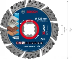 Bosch 2608900670 EXPERT X-LOCK Diamantschijf Multi Material 125 X 22,23 X 2,4 X 12 Mm 20 Bosch 2608900670 EXPERT X-LOCK Diamantschijf Multi Material 125 X 22,23 X 2,4 X 12 Mm -Makita || Bosch || Festool Verkoop d1523faf96b0762bd37e36b9d2c8b9e0