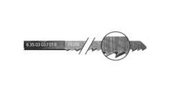 Fein 63503037018 HCS Decoupeerzaagblad - Fein Schacht - 3mm Tandafstand - Hout - 88mm (5st)