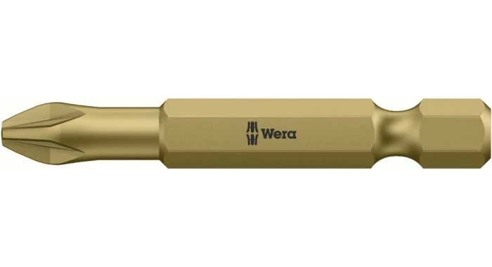 Wera 05060060001 1/4" Pozidrive Torsion Extra Hard Bit - PZ2 X 50mm 1 Wera 05060060001 1/4" Pozidrive Torsion Extra Hard Bit - PZ2 X 50mm